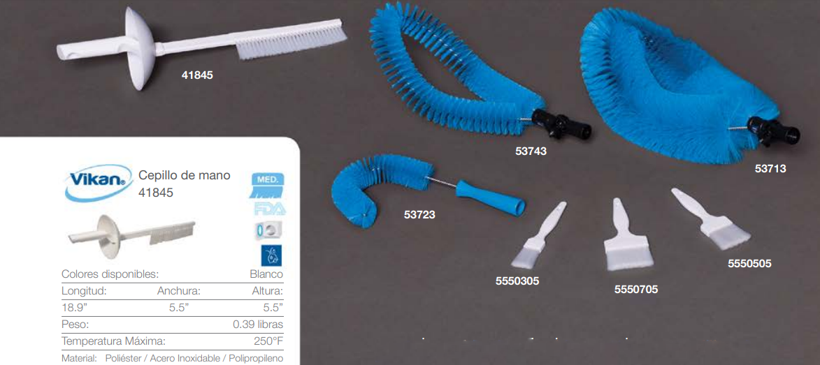 Cepillos para Aplicación Especial comercializado por MetalPlastics SAS